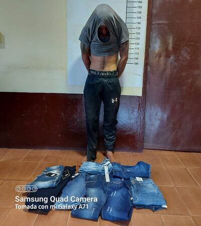 El detenido Carlos Augusto Marecos Díaz.