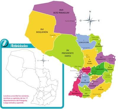 División política del Paraguay