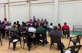 Informativa de los Nacionales U12 y U16, que se realizó en la sede de la Confederación Paraguaya de Handball.