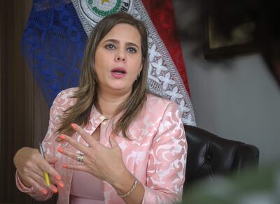 Kattya González, diputada por el Partido Encuentro Nacional.