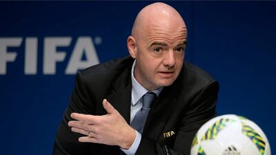 Infantino, presidente de la FIFA.