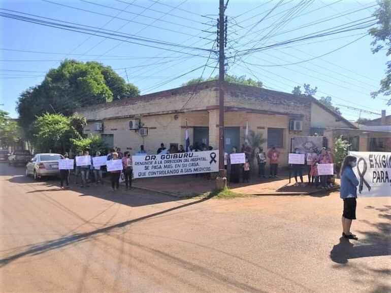 Manifestantes piden justicia por la muerte del niño