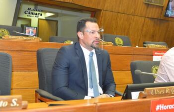 Ulises Quintana, al reincorporarse a la Cámara de Diputados.