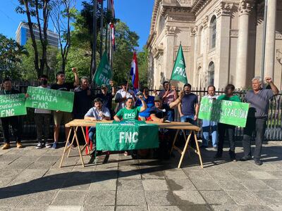 Representantes de organizaciones indígenas, campesinas y la Coordinadora de Derechos Humanos del Paraguay (Codehupy) anunciaron una gran marcha prevista para el próximo 10 de diciembre, desde las 8:00.