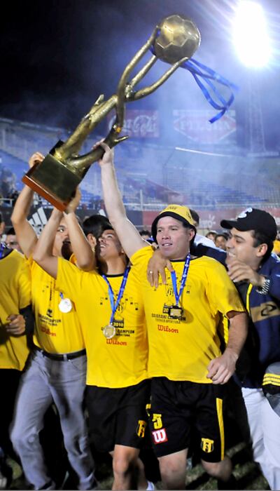 Ángel Ortiz Cabrera, en plena celebración.