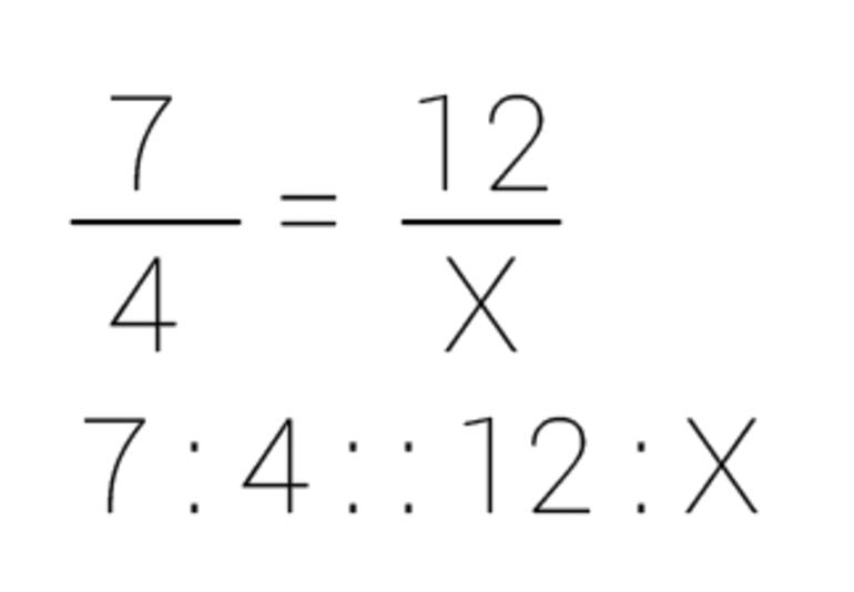 Regla de tres simple inversa