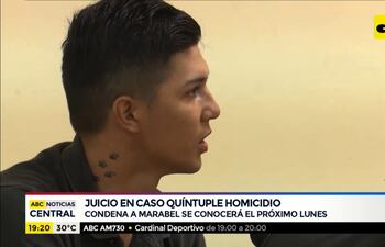 Sentencia a Marabel se conocerá el próximo lunes