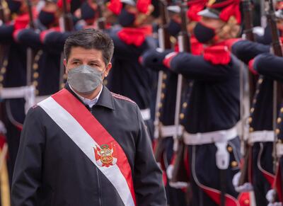 Pedro Castillo, presidente de Perú.