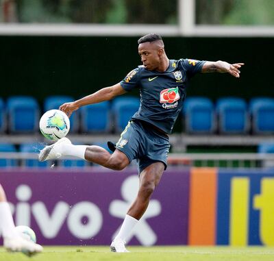 Vinicius José Paixão de Oliveira Júnior (20 años), delantero del Real Madrid de España, vuelve a estar en la consideración de Tite en la selección brasileña. (CBF)