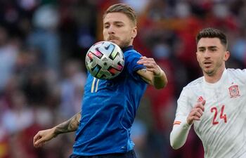 Ciro Immobile, delantero goleador de Lazio y de la selección de Italia.