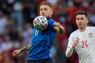 Ciro Immobile, delantero goleador de Lazio y de la selección de Italia.