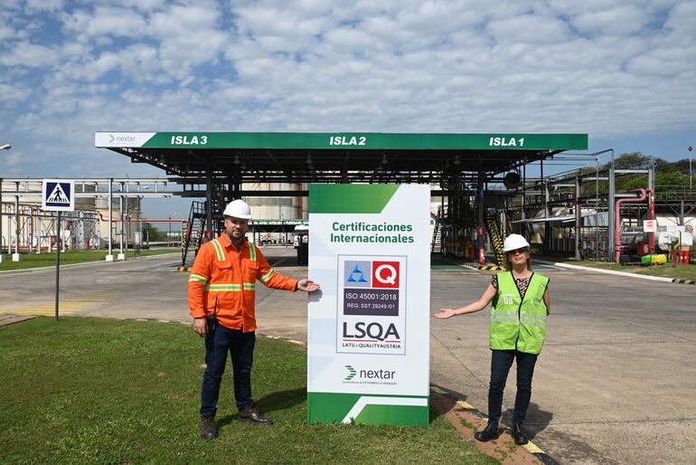 La planta central de distribución de Petrobras   en   Villa Elisa cuenta con procesos certificados internacionalmente.