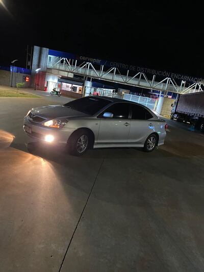 El automóvil hurtado en Presidente Franco.