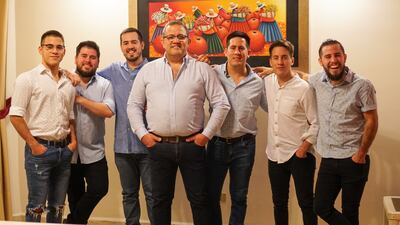 Doctor Walter Martínez Gill e hijos.