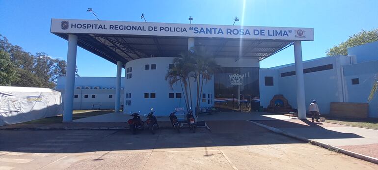 El hospital de policía "Santa Rosa de Lima" de Coronel Oviedo, será destinado exclusivamente para pacientes con problemas respiratorios. 
