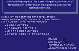 Se inició la Semana de la Audición en el Hospital de Clínicas