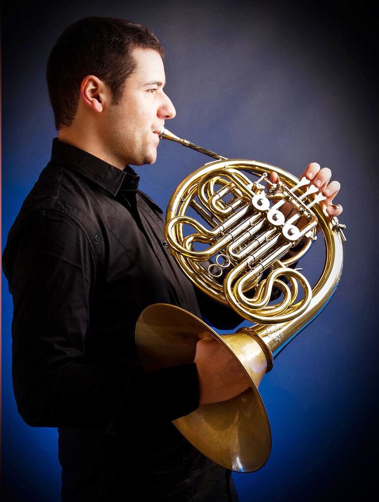 El cornista portugués Pedro Salazar actuará hoy.