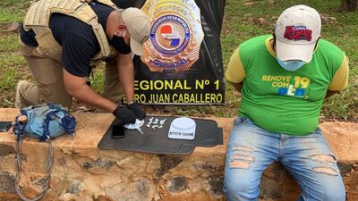 El detenido se encargaba de distribuir droga al menudeo.