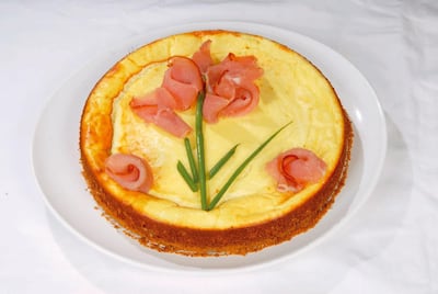 Cheesecake salado.