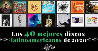 Entre muchos otros discos, “Perros en el cielo” figura en la portada (último disco abajo a la derecha) de esta nómina.