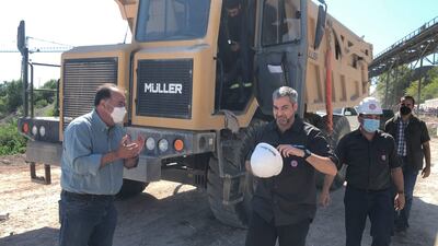 El Presidente Mario Abdo Benítez estuvo ayer en inauguración de mejoras en Vallemí.