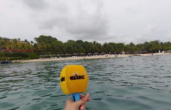 Playa privada del hotel Decameron Barú donde fue asesinado el fiscal de Crimen Organizado.