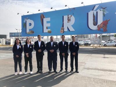 Parte de la selección paraguaya que estará compitiendo en el Sudamericano Juvenil de Golf.