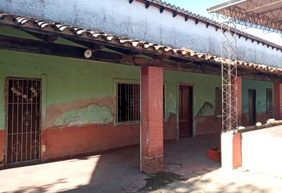 Uno de los pabellones de la escuela 674 de Benjamín Aceval.