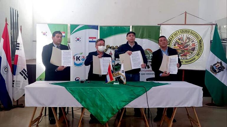 .Para la asistencia a escuelas rurales se firmó un convenio interinstitucional