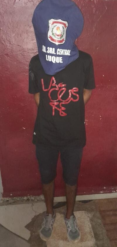 Detienen a presunto motochorro de Luque