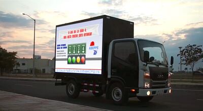 Con carteles recorriendo por la ciudad, la Asociación de Empresas Paraguayas para Eventos insta a la gente a seguir las normas sanitarias.