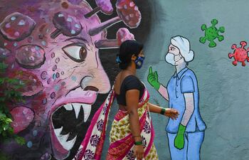 India comenzará uso de emergencia de una dosis anticovid. (AFP)