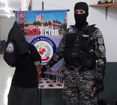 Bernardo Ismael Ruiz Diaz Duré, detenido.