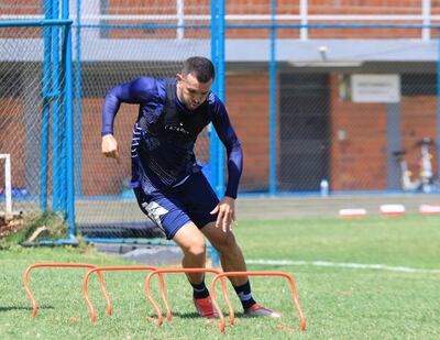 Leonardo Villagra, 31 años, delantero y goleador de Nacional.