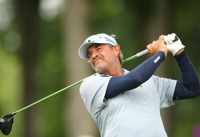 Carlos Franco tras un buen inicio en el día finalmente cerró en el puesto 56 en el TimberTech Championship en Florida, EE.UU.