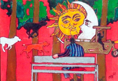 “El robo del año” es una de las obras que formarán parte de la exposición de Enrique Marini.