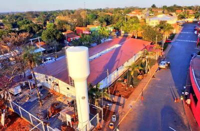 Pabellón que se construye en el Hospital Pediátrico Acosta Ñu están por culminar, a la fecha alcanzamos el 95% de ejecución de las obras.