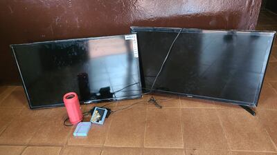 La policía logró recuperar varios objetos robado, del poder del presunto reducidor.