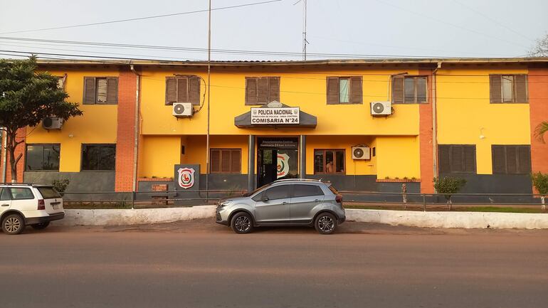 Comisaría 24 Central de la ciudad de San Antonio, en cuya jurisdicción ocurrió un nuevo caso de intento de feminicidio.