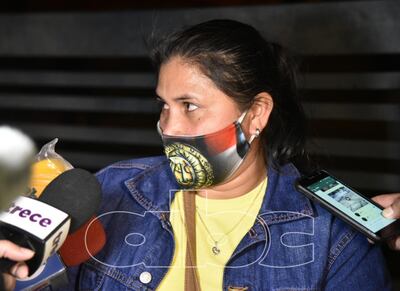 Emilia Riquelme, denunciante.