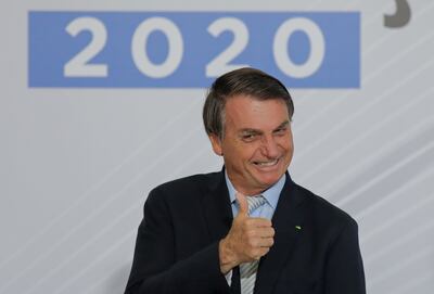 Jair Bolsonaro, presidente de Brasil.