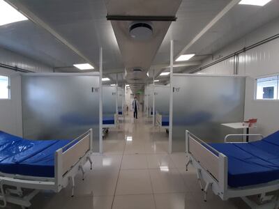 Tras 16 meses, la sala COVID del Hospital Nacional está vacía.