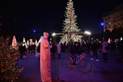 Plaza Aristotelous, en Tesalónica, Grecia.