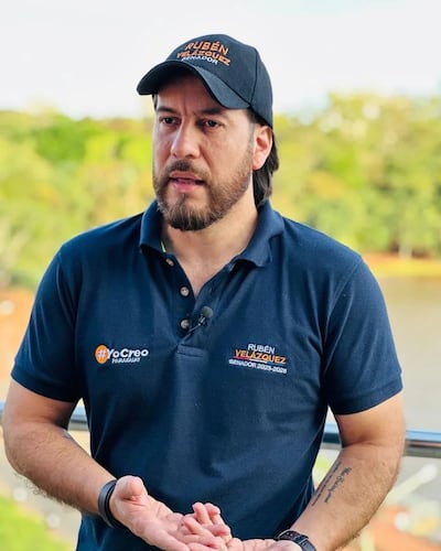 Ruben Velázquez, senador electo y ex profesor de derecho de Miguel Prieto.