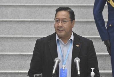 El presidente de Bolivia, Luis Arce.