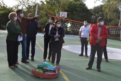 La plaza deportiva Maracaná se habilitó este martes en San Miguel.
