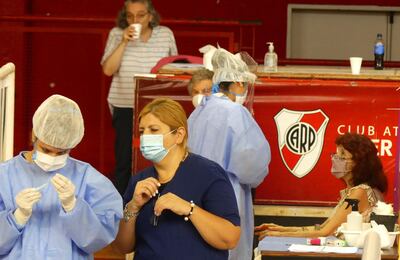 River Plate, primer club argentino que vacuna a profesionales de la salud