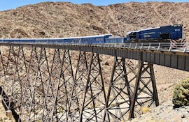 El espectacular punto de mayor altura del recorrido del Tren a las Nubes: el viaducto La Polvorilla.
