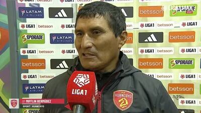 Mifflín Bermúdez, entrenador del Sport Huancayo.