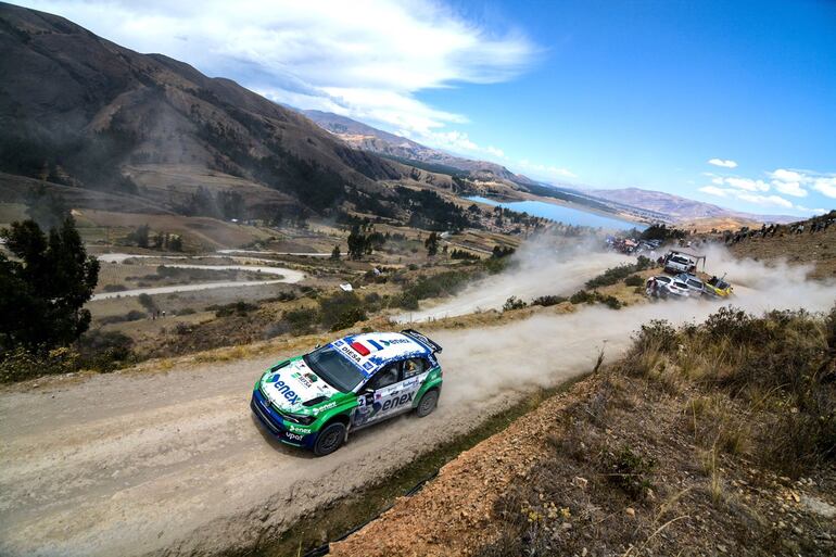 Augusto Bestard no tuvo una buena primera etapa, lo que le impidió seguirle el ritmo a Saba para buscar descontar los puntos del Sudamericano. Igualmente se llevó la etapa de ayer y queda a 24 puntos del líder (Fotos: Jonas Aguirre).